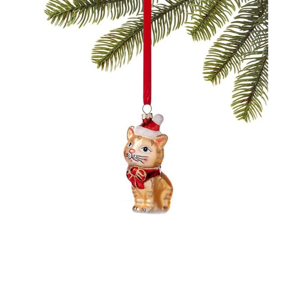 HOLIDAY LANE PETS CHRISTMAS CAT ORNAMENT